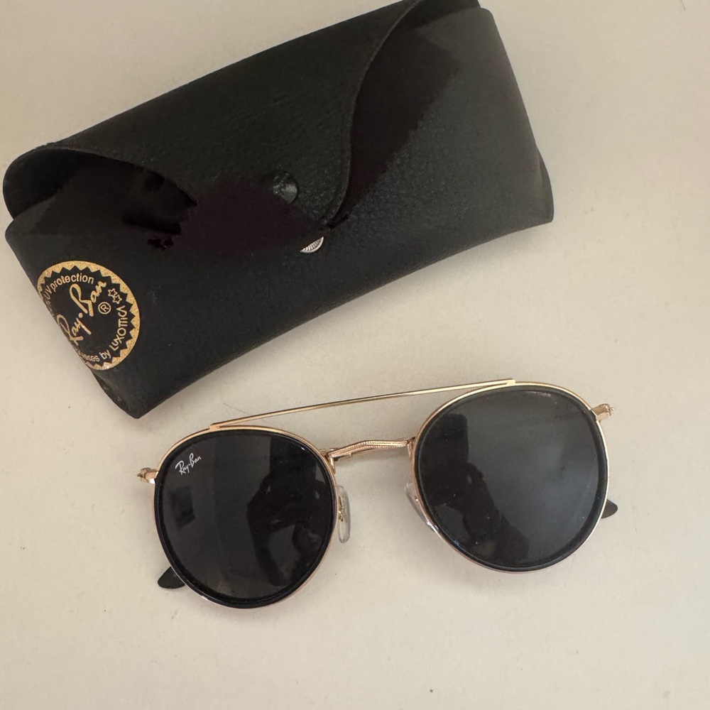Ray-Ban RB3647 Double Bridge Round Sunglasses